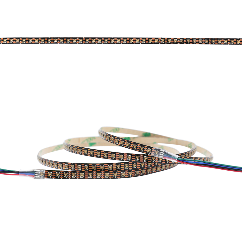 APA102 Narrow 5mm/0.19in Wide 2020SMD High Density 200LEDs/M DC5V Individually Addressable RGB LED Strip Lights APA102 Narrow 5mm/0.19in Wide 2020SMD High Density 200LEDs/M DC5V Individually Addressable RGB LED Strip Lights